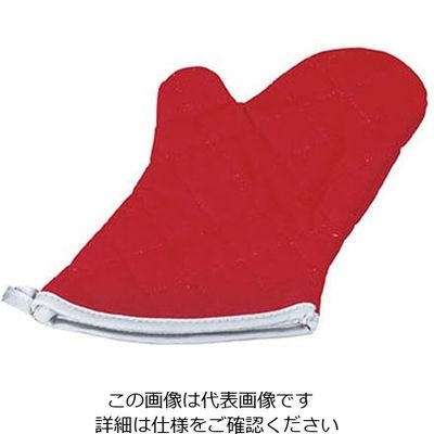 遠藤商事 オーブンミット 13吋 レッド 63-5697-43 1個（直送品）