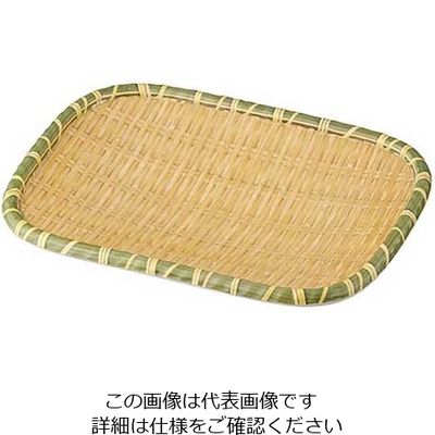 遠藤商事 JB メラミン竹模様長角皿 イエロー M JB-B733YL 1個 63-5713-84（直送品）