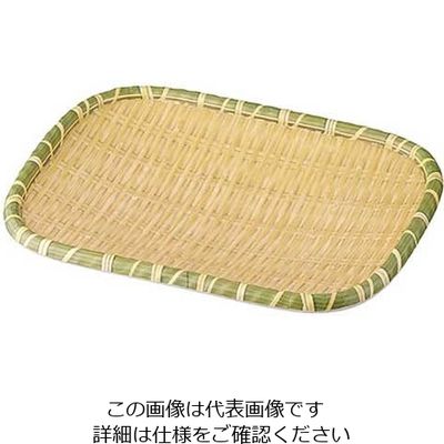 遠藤商事 JB メラミン竹模様長角皿 イエロー L JB-B734YL 1個 63-5713-86（直送品）