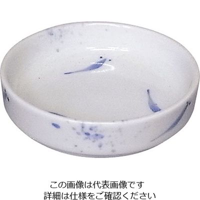 遠藤商事 そば薬味皿 めだか 2804-284 1個 63-5713-94（直送品）
