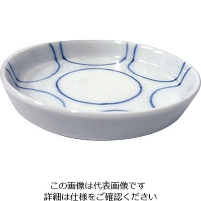 遠藤商事 そば薬味皿 丸々 21507-427 1個 63-5713-97（直送品）