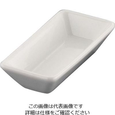 遠藤商事 デザートプレート レクタングル 6個入 BA2898 1セット(6個) 63-5714-70（直送品）