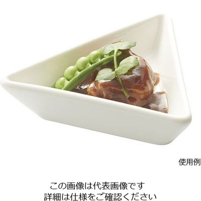 遠藤商事 デザートプレート トライアングル 6個入 BA2900 1セット(6個) 63-5714-72（直送品）