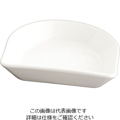 遠藤商事 スナックプレート ハーフラウンド 6個入 BA2937 1セット(6個) 63-5714-75（直送品）