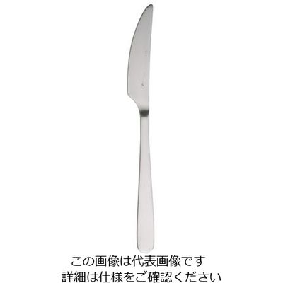 遠藤商事 SA18ー8 セピア ヘリテイジ マットシルバー デザートナイフ(刃付) 63-5707-38 1個（直送品）