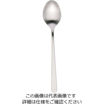 遠藤商事 SA18ー8 セピア ヘリテイジ マットシルバー コーヒースプーン 63-5707-44 1個（直送品）