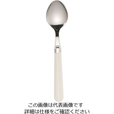 高桑金属 トラッドカトラリー アイボリー ティースプーン 63-5707-69 1個（直送品）
