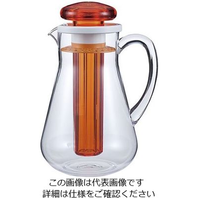 三宝産業 UK アクリルウォーターピッチャーカラー 1.9L オレンジ 63-5710-88 1個（直送品）