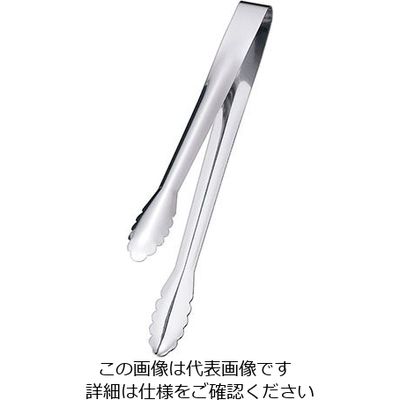 関川鋼販 ステンレス薬味トング 丸型 63-5713-13 1個（直送品）