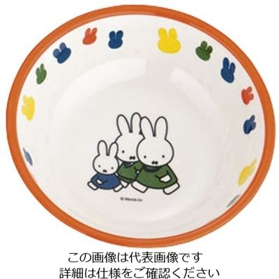 関東プラスチック工業 メラミンお子様食器 ミッフィー ボール M-3155AAG-R 1個 63-5717-08（直送品）