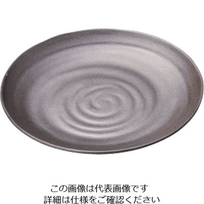 マイン メラミンウェア 茶 丸皿 φ21 M11-562 1個 63-5717-11（直送品）