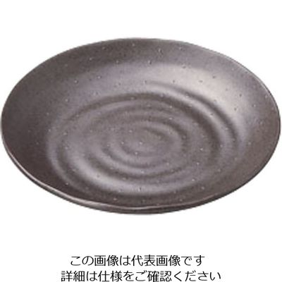 マイン メラミンウェア 茶 丸皿 φ13 M11-565 1個 63-5717-14（直送品）