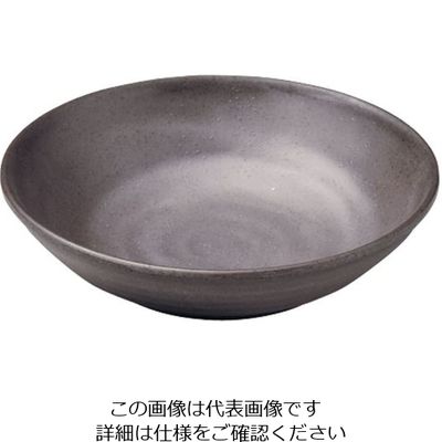 マイン メラミンウェア 茶 丸深皿 大 M11-566 1個 63-5717-25（直送品）