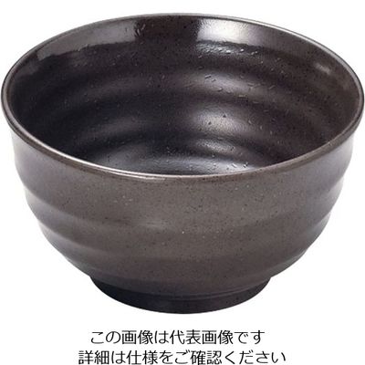 マイン メラミンウェア 茶 飯器 大 M11-578 1個 63-5717-30（直送品）