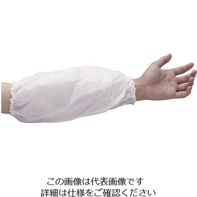 アズワン オーバースリーブ 100枚入 ホワイト 63-5720-29 1セット(100枚)（直送品）