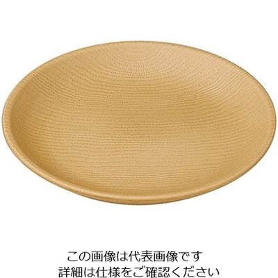 遠藤商事 WOOD ワンプレート 15cm ナチュラル 63-5717-92 1個（直送品）