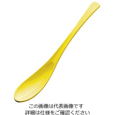 台和 スリムスプーン イエロー 63-5718-70 1個（直送品）