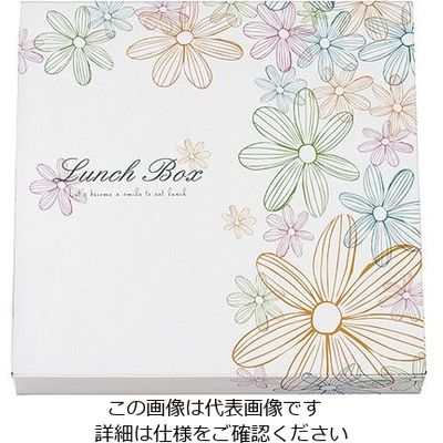 遠藤商事 夢彩ごぜん 50枚入 ボックス フラワー TSR-BOX80-80 1セット(50枚) 63-5719-42（直送品）
