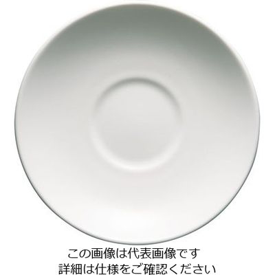 ウェッジウッド ホワイトコノート ティーソーサー 15cm 3505 1個 63-5719-69（直送品）