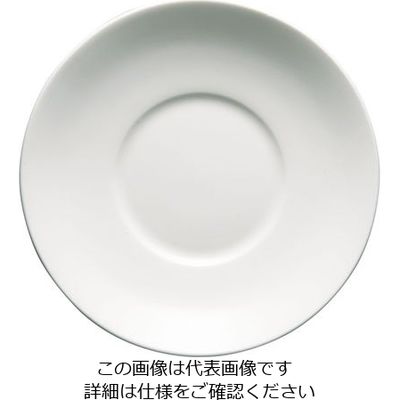 ウェッジウッド ホワイトコノート コーヒーソーサー 14cm 3576 1個 63-5719-71（直送品）