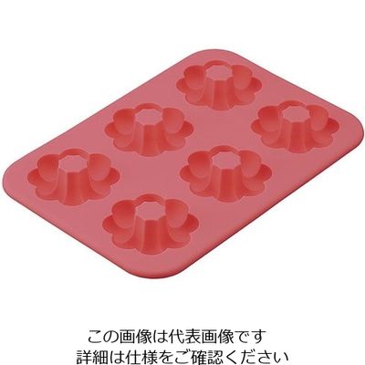 貝印 シリコンドーナツ型 ポンデ 6個取 DL6246 1個 63-5721-49（直送品）