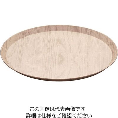 遠藤商事 MLV ドームカバー用メラミントレー 木目 14インチ 63-5721-78 1個（直送品）