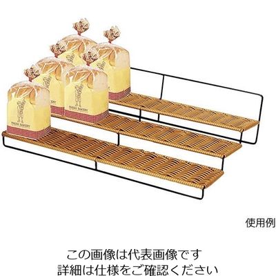 よし与工房 プラタン 食パンスタンド 茶 PP-600 1個 63-5722-13（直送品）