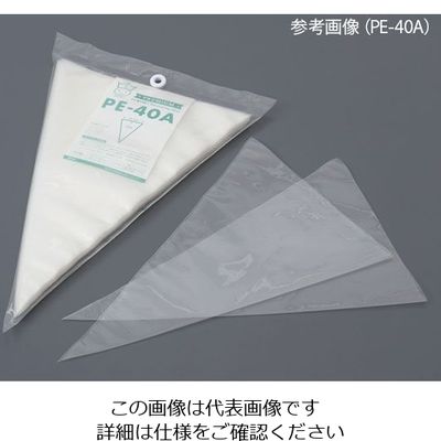 せき製袋 PEプレミアム絞り袋Aタイプ 50枚入 PE-50A 1セット(50枚) 63-5722-28（直送品）