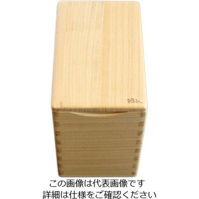ホクリク総業 桐の米びつ 5kg 1合マス付 63-5763-55 1個（直送品）