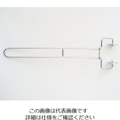 ホワイトマックス 粘着ローラー80mm巾 キャップ一体型 オールステンレス長金具 グッとかちん CR-504 1本 63-6335-76（直送品）