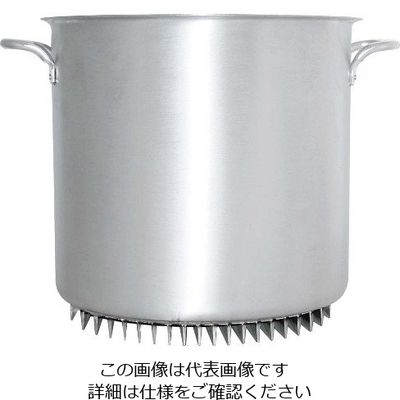 アズワン アルミ エコライン 寸胴鍋(蓋無)42cm 63-7103-22 1個（直送品）
