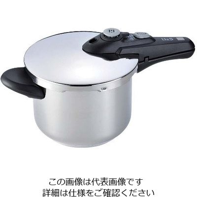 日本洋食器 D&S プレッシャークッカー 圧力鍋 4.5L DSPC6027 63-7108-03 1個（直送品）