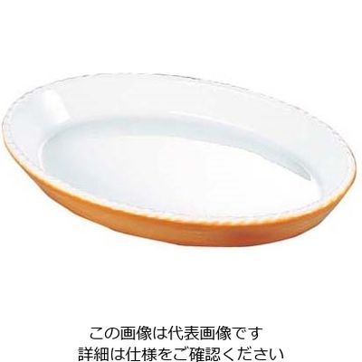 アズワン バウシャ 小判型 グラタン皿 784ー24 カラー 63-7110-82 1個（直送品）