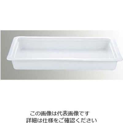 江部松商事 CH ガストロノームディッシュ ホワイト 2/4 H65mm 63-7111-37 1個（直送品）