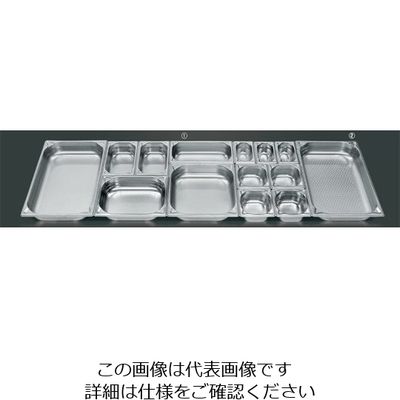 江部松商事 プロシェフ 18ー8 GNパン補強重なり防止付 1/9 65mm 63-7112-13 1個（直送品）