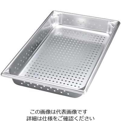 VOLLRATH ヴォラース 18ー6 スーパーパンSP5 穴明 30263 1/2 150mm 63-7113-16 1個（直送品）