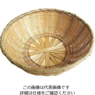 萬洋 竹 中華菜ザル 21cm 80ー110C 63-7120-68 1個（直送品）