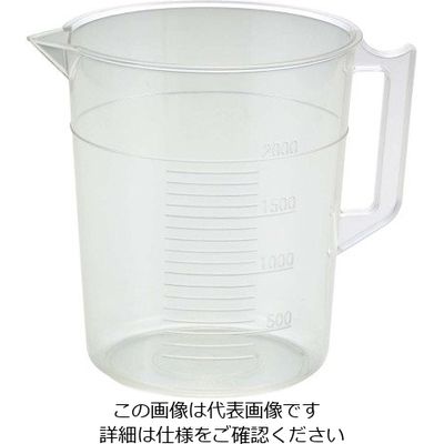 江部松商事 サンプラ TPX 手付ビーカー 1053 300mL 63-7120-98 1個（直送品）