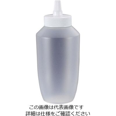 江部松商事 ドレッシングボトル(ネジキャップ式)HPPー740 740mL ホワイト 63-7123-13 1個（直送品）