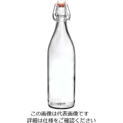Bormioli Rocco ボルミオリロッコ スイングボトル 丸 1L(6.66260) 63-7123-95 1個（直送品）