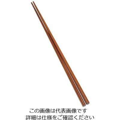 江部松商事 銘木 菜箸 すべり止め付 36cm 63-7128-41 1個（直送品）