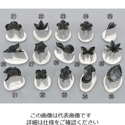 江部松商事 18ー8 渕付抜型 桜花びら 中 63-7128-57 1個（直送品）