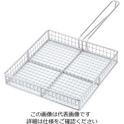 江部松商事 EBM 炭火やきとりカゴ(蓋無)(宮崎地鶏焼きアミ) 63-7139-79 1個（直送品）