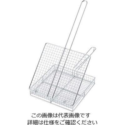 江部松商事 EBM 炭火やきとりカゴ(蓋付)(宮崎地鶏焼きアミ) 63-7139-80 1個（直送品）