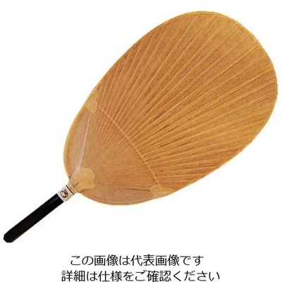 山下工芸 渋うちわ(小判)42673 63-7139-82 1個（直送品）