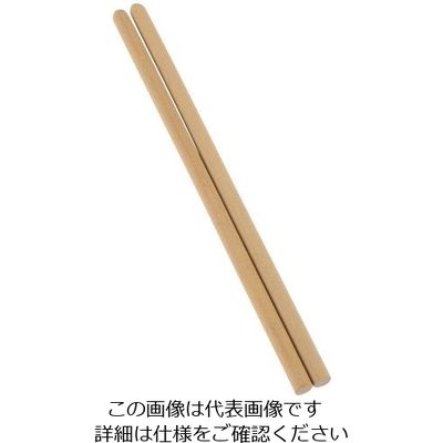 江部松商事 カバ材(国産)天ぷら粉とき箸 36cm 63-7141-99 1個（直送品）