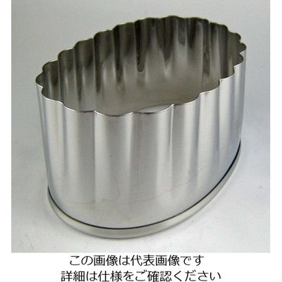 江部松商事 EBM 18ー0ステンレス パテ抜 小判菊 #9 63-7146-78 1個（直送品）