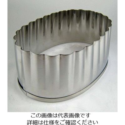 江部松商事 EBM 18ー0ステンレス パテ抜 小判菊 #11 63-7146-80 1個（直送品）