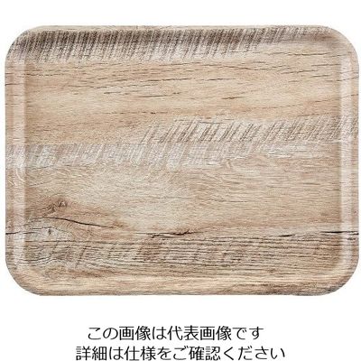 江部松商事 ヴィンテージウッド調トレー 艶消しノンスリップ MA2435E86 ライトオーク 63-7152-25 1個（直送品）