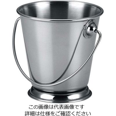 江部松商事 KM ミニ ステンレス バケツ 12cmKT121012(つる付) 63-7157-42 1個（直送品）
